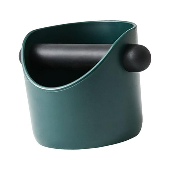 Espresso Knock Boxes Removable Stainless Steel Bar Puck Knock Boxes Coffee and Espresso Grounds,Non Slip Base Espresso Accessories Light Green B