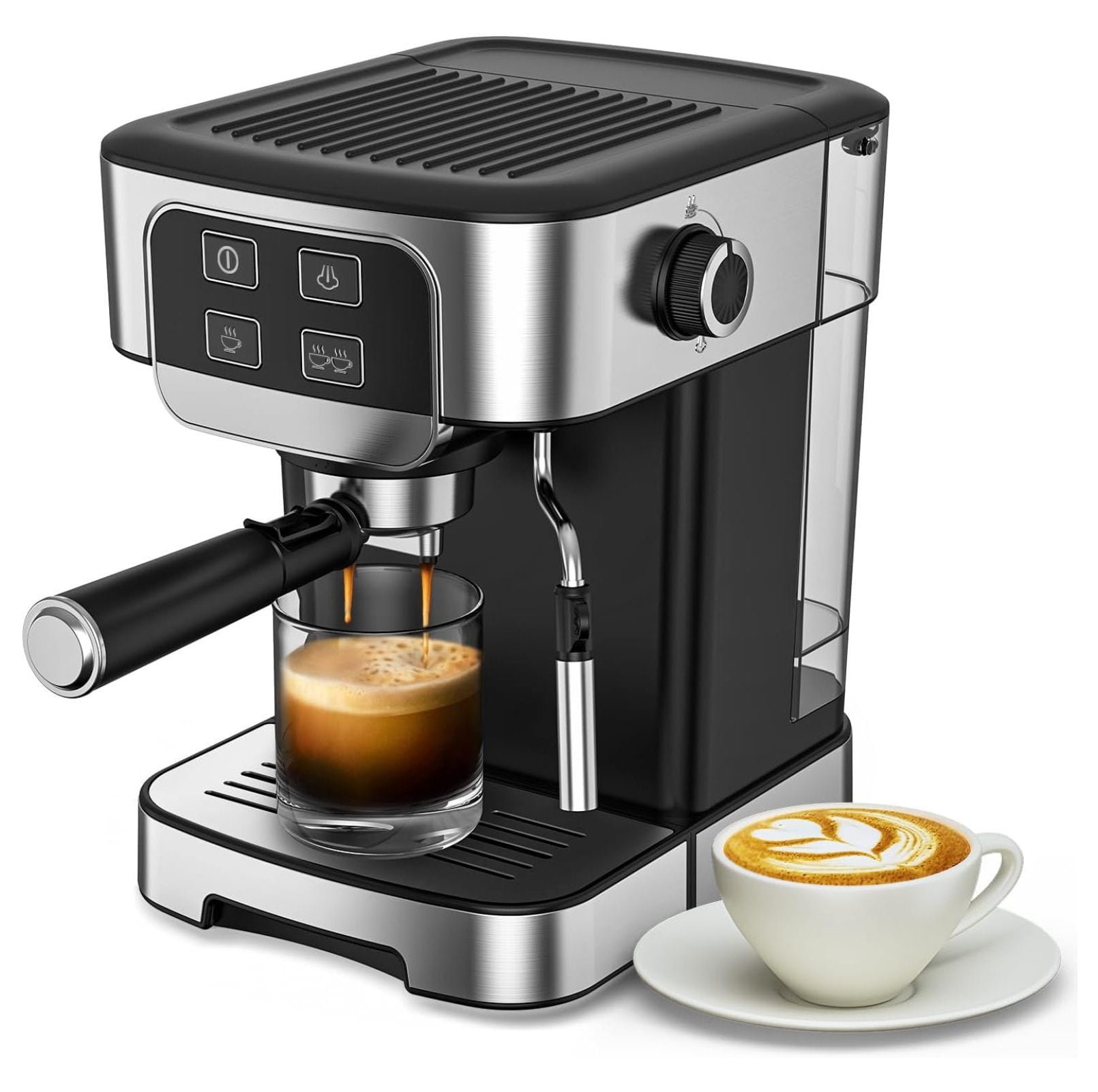 Espresso Machine 20 Bar, Professional Espresso Maker with Milk Frother