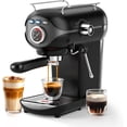 thumbnail image 1 of Espresso Machine, 20Bar Compact Espresso Maker with Milk Frother, PID Temperature Control, Low Vibration Coffee Maker for Small Kitchen, Home, Brews Latte, Cappuccino, 1 of 4