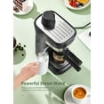 thumbnail image 1 of Espresso Machine 6 Bar, Rich Crema Coffee Maker, Auto Pressure Relief, Compact Home Coffee Brewer Machine, Black, 1 of 6