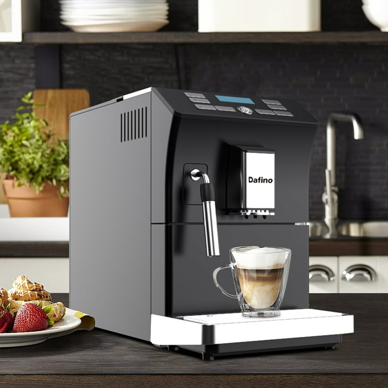 ECORTE 15Bar Electric Espresso Italian Coffee Machine Maker Pressure Steam  Milk Frother Portable Coffee Machine Cappuccino (Color : White, Size : AU)
