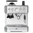thumbnail image 1 of Espresso Machine with Built-in Grinder,Italian ULKA 15 Bar Espresso Machine - 85oz Water Tank, Dual PID Control, Milk Frother & Auto-Cleaning for Perfect Lattes and Cappuccinos, 1 of 10