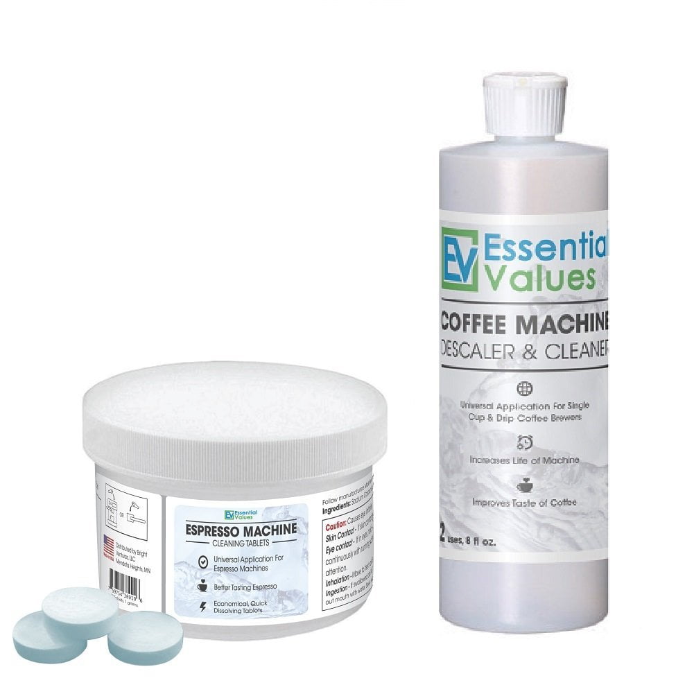 Essential Values Espresso Machine Cleaning Tablets (30 Count) and