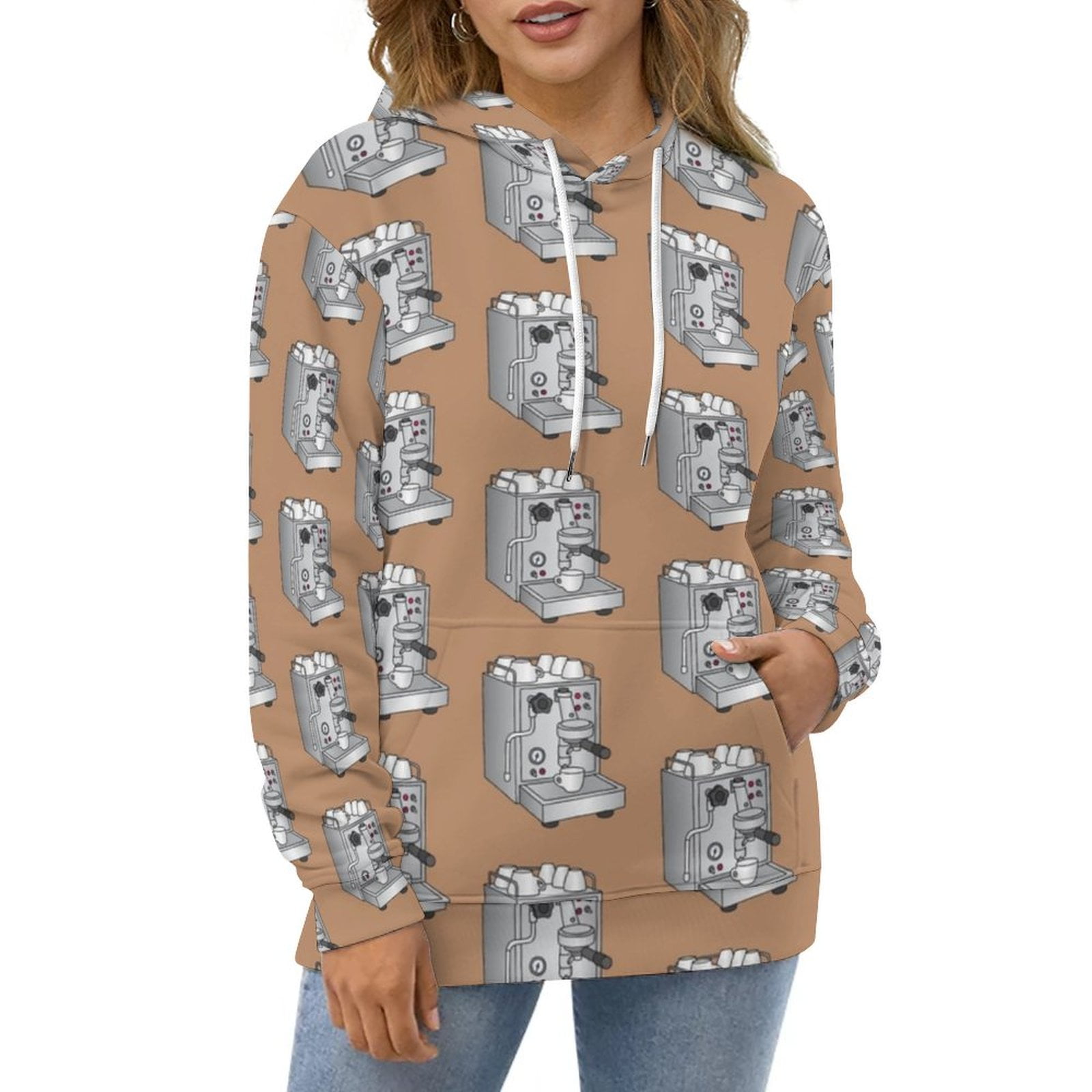 Espresso Machine FilterHolder Hooded Sweatshirt Men And Women Print