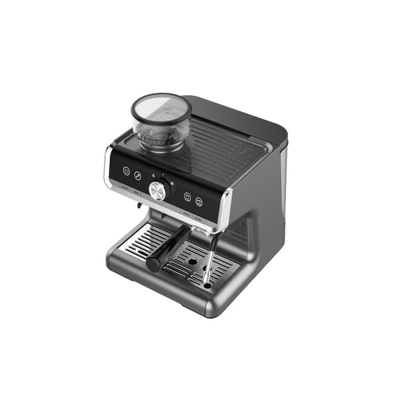 Espresso Machine with Grinder, Milk Frother Wand, 1450W, 20 Bar Professional Espresso Maker with Barista Kit, 2.8L Water Tank for Cappuccinos or Macchiatos