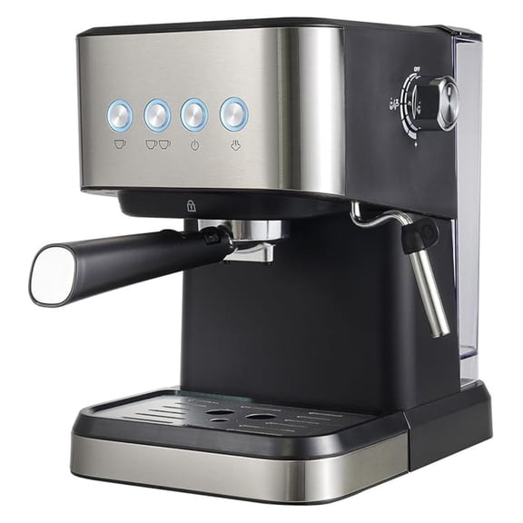 Espresso Machines, 20 Bar Professional Espresso Maker with Foaming Wand, Semi-Automatic Espresso Coffee Maker for Home, Office, 50oz Removable Water