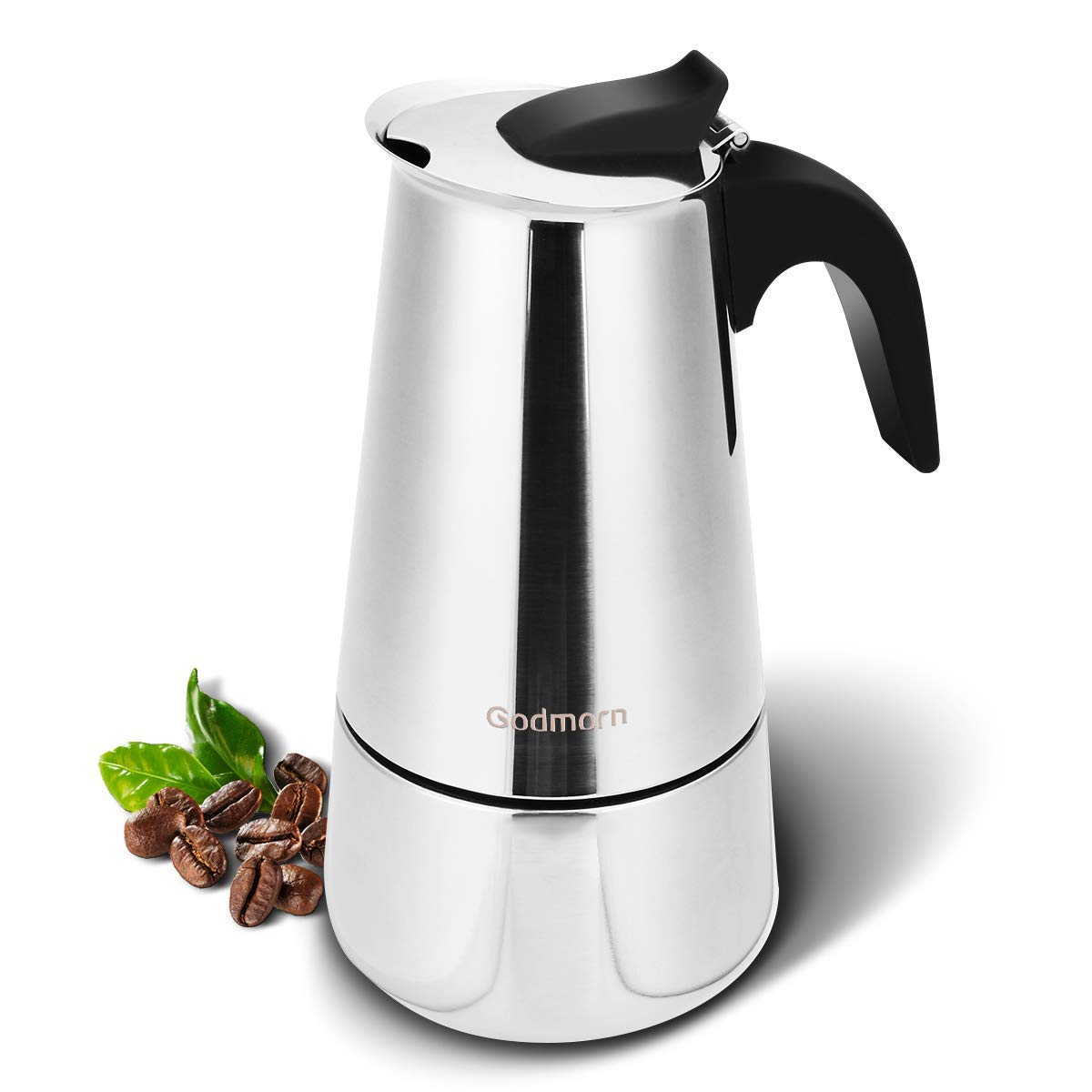 Coffee Maker Pot Stainless Steel Stovetop Espresso Coffee Maker,4 Cups