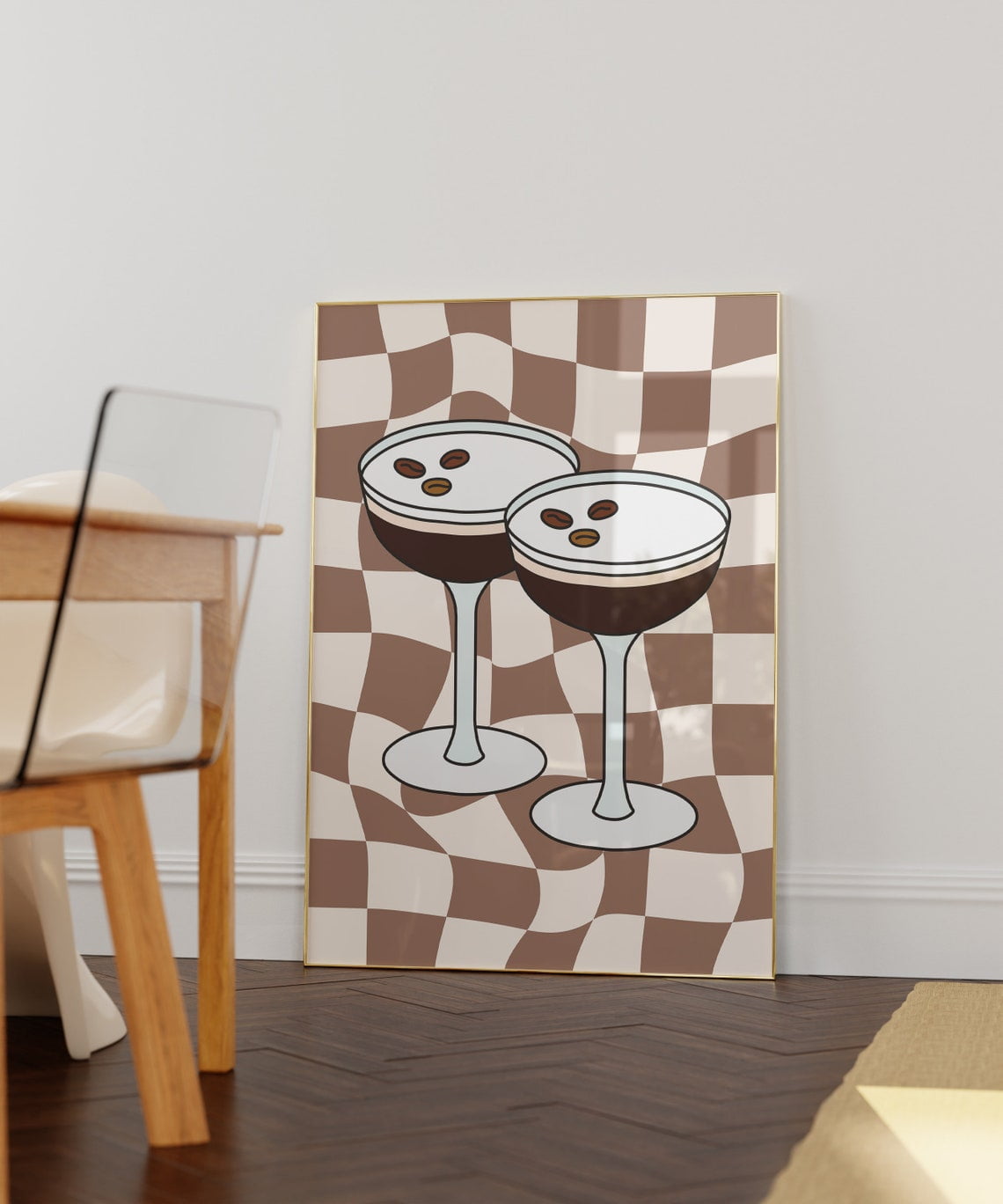 Espresso Martini Bar Cart Wall Decor Bar Cart Print Cheers Wall Art ...