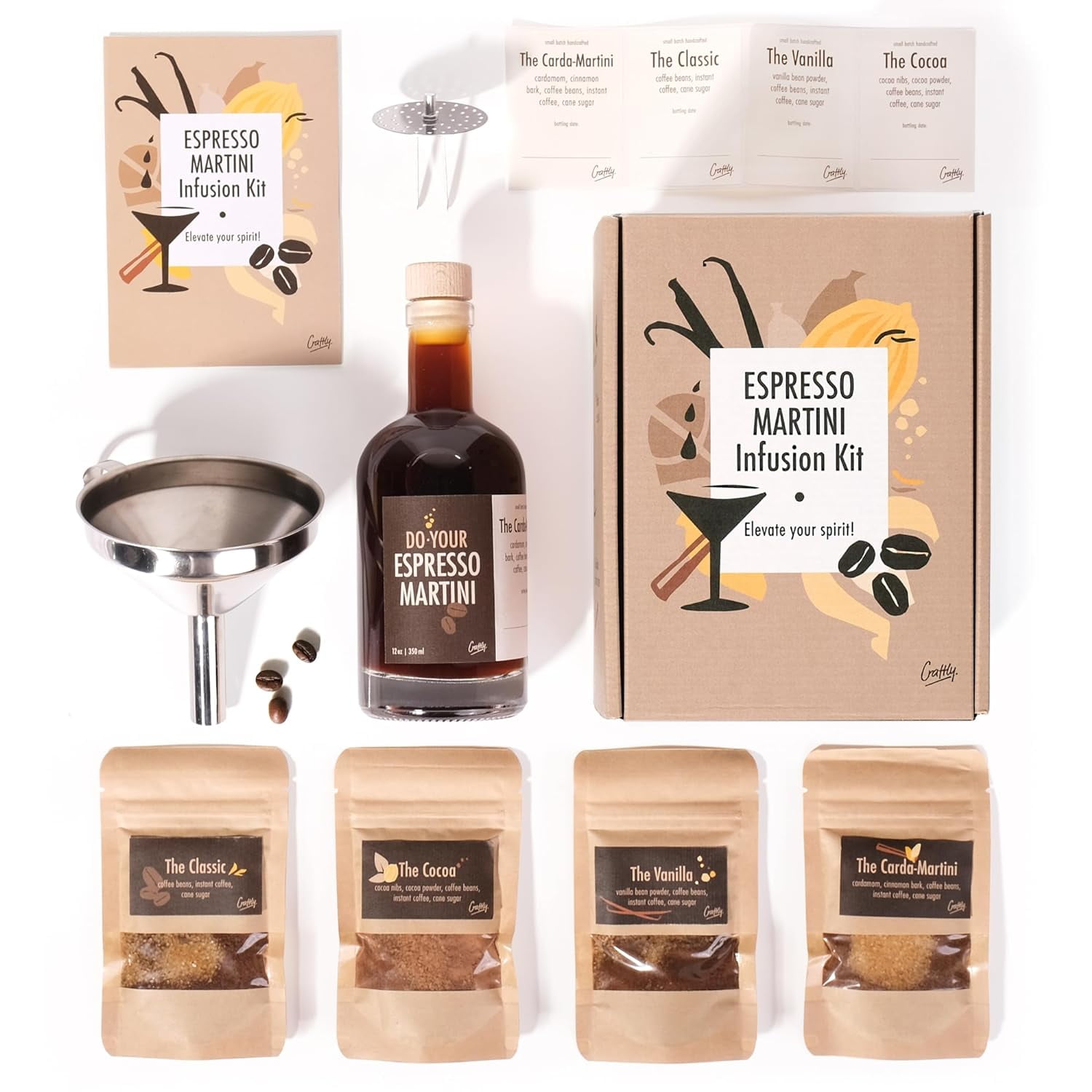 Espresso Martini Infusion Kit Homemade Cocktails Kit Espresso