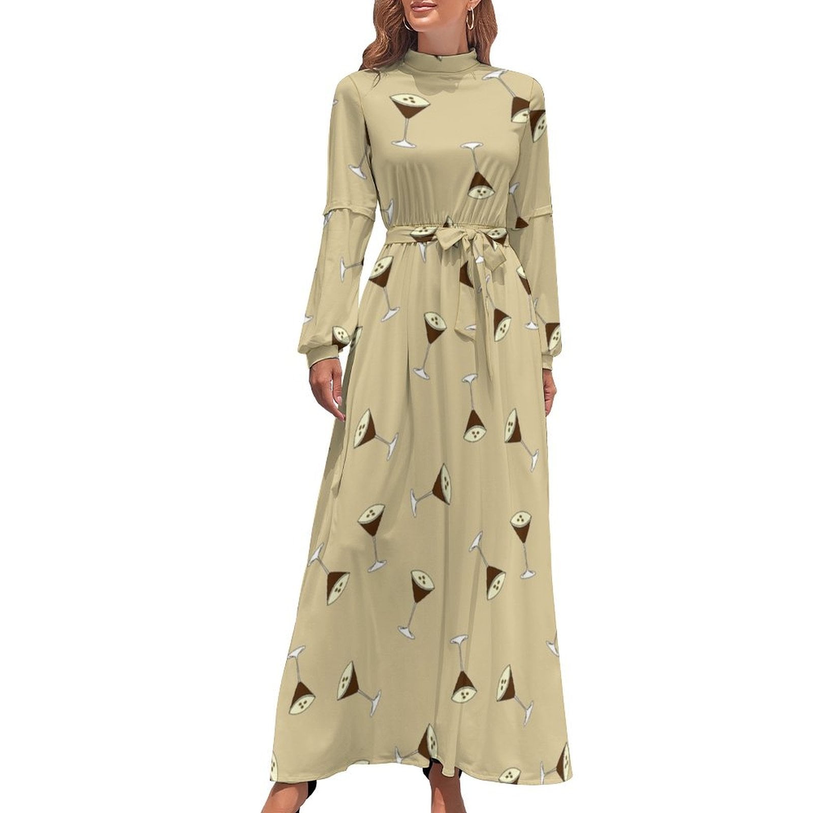 long sleeve floor length maxi dress Angela Black Velvet Burnout Long Sleeve Maxi Dress - XS Size - Women's Dresses
