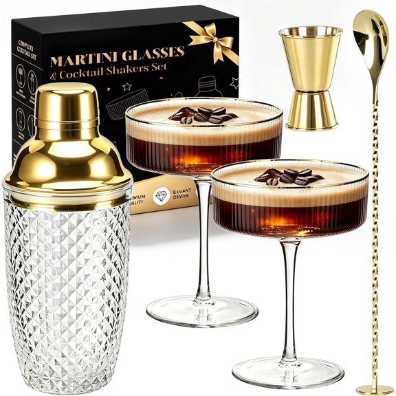 Espresso Martini Set, Shaker Kit for Entertaining