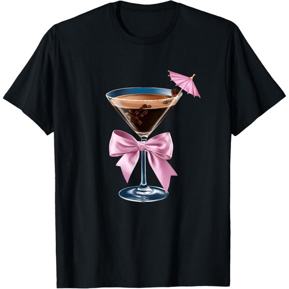 Espresso Martini Tasty Vodka Coffee Liquor Espresso Design T-Shirt