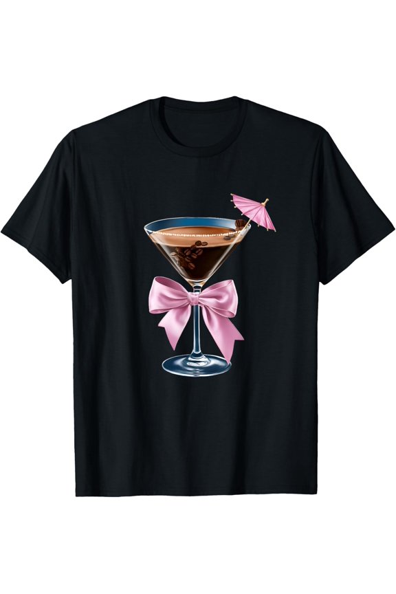 Espresso Martini Tasty Vodka Coffee Liquor Espresso Design T-Shirt