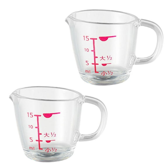 Espresso Measuring Cup 15ml 0.5oz Drinks Party Thicken Small Creamer Pitcher
