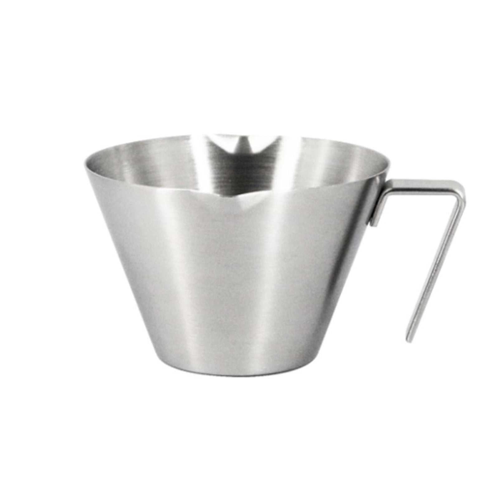 Espresso Measuring Cup Dual Scale Stainless Steel Coffee Cup with V