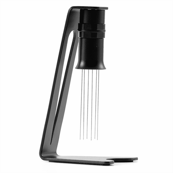 Espresso Needle Distributor - Magnetic Metal Stirrer Tool for Coffee Black Working Place