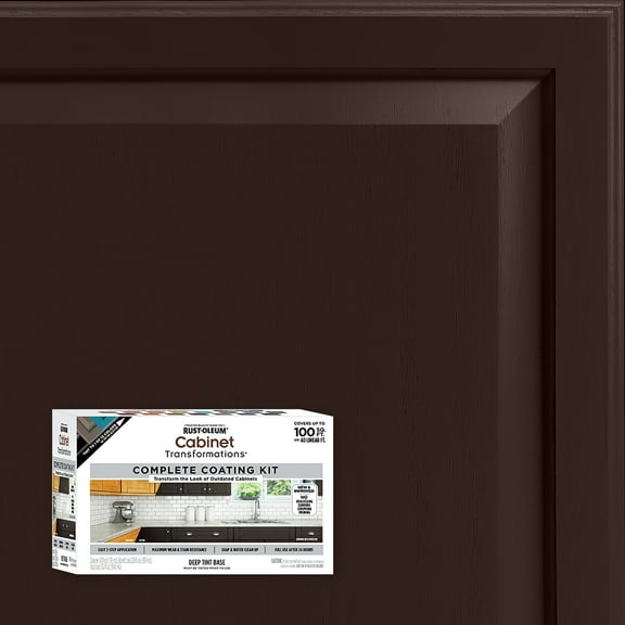 Espresso, Rust-Oleum Cabinet Transformations Satin Coating Kit-38039012T, Quart