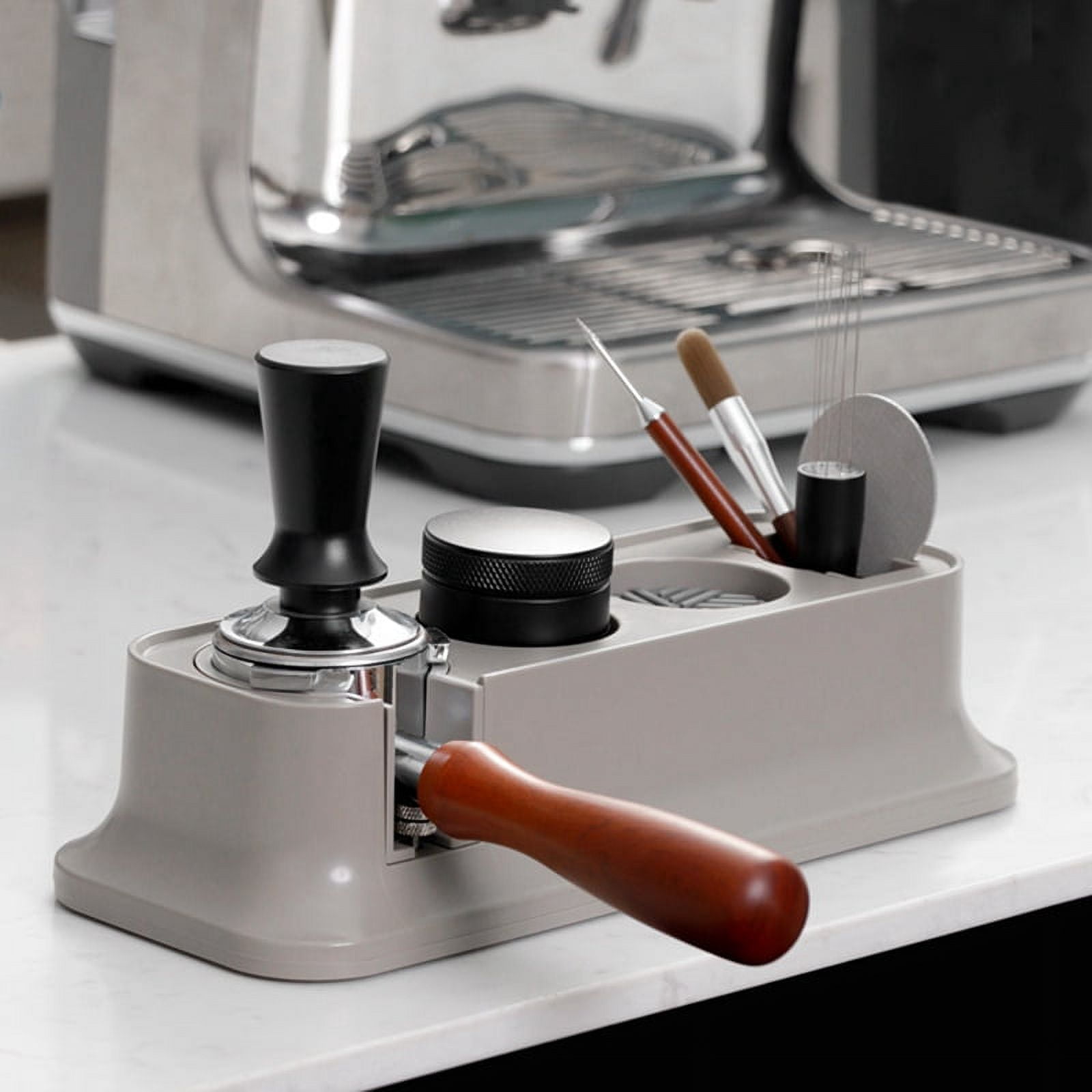 1pc Espresso Tamping Station Compatible With 51/53/58mm Delonghi