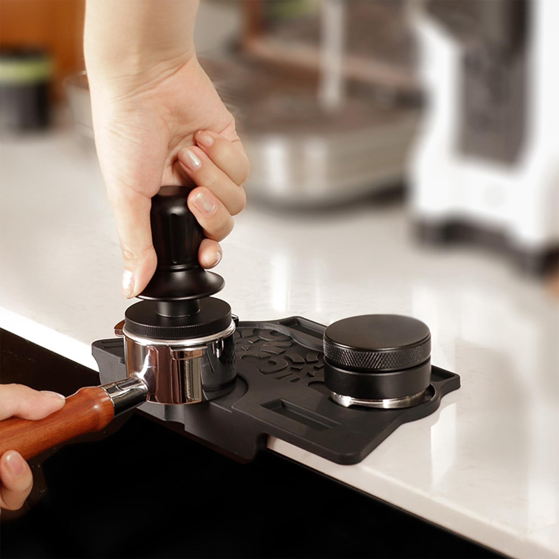 Temping Mat Espresso Tamping Mat Tamper Mat for Espresso Machine, Espresso Tamping ...