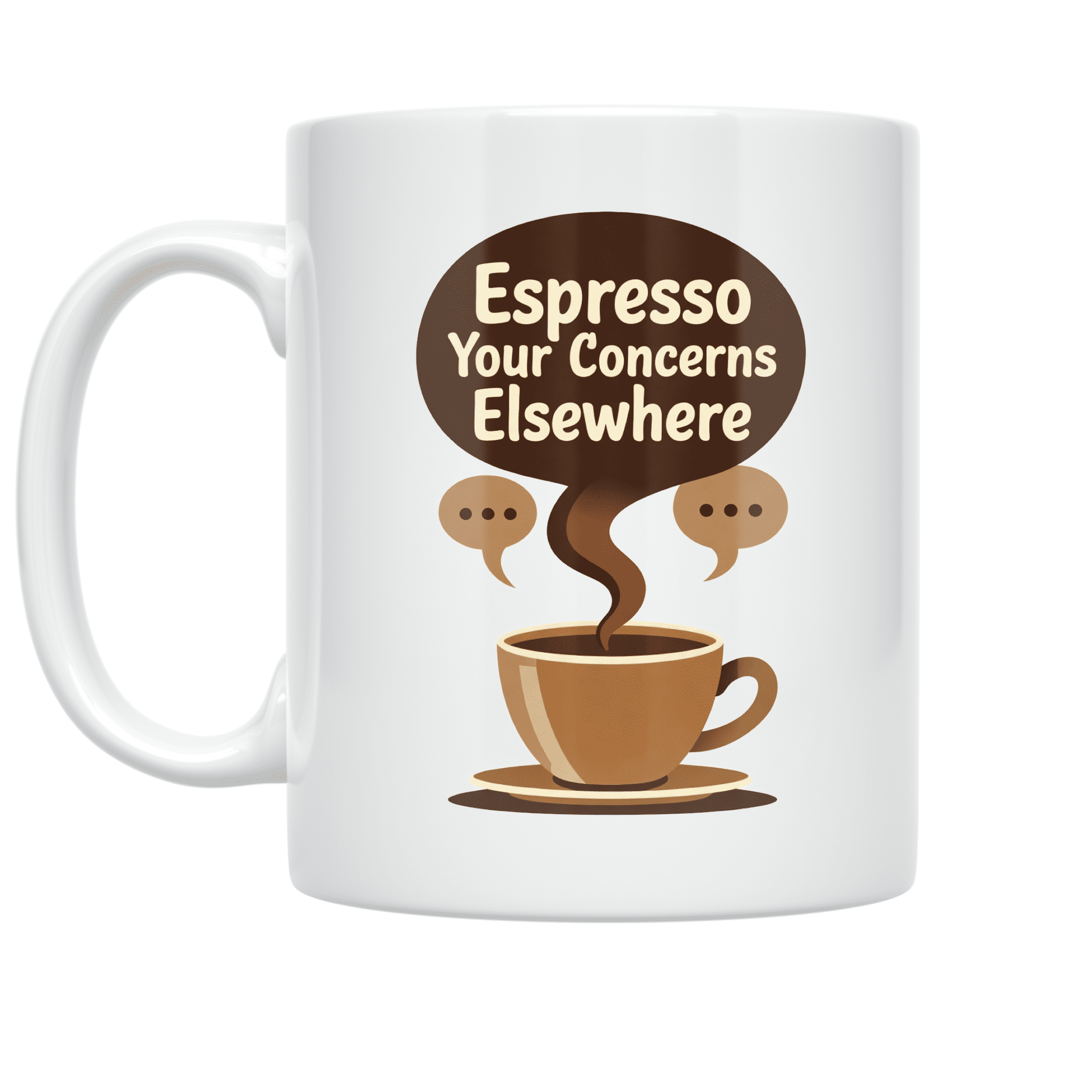 Espresso Your Concerns Elsewhere - Coffee Lover - 11 oz Ceramic Coffee Mug