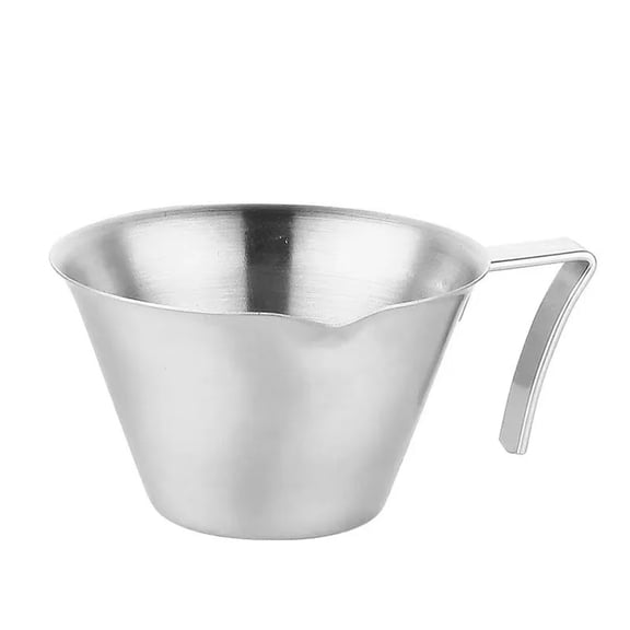 Espresso cup 100ML Espresso Extraction Cup 304 Stainless Steel Extraction Cup With Guide Spout Practical Ounce Cup