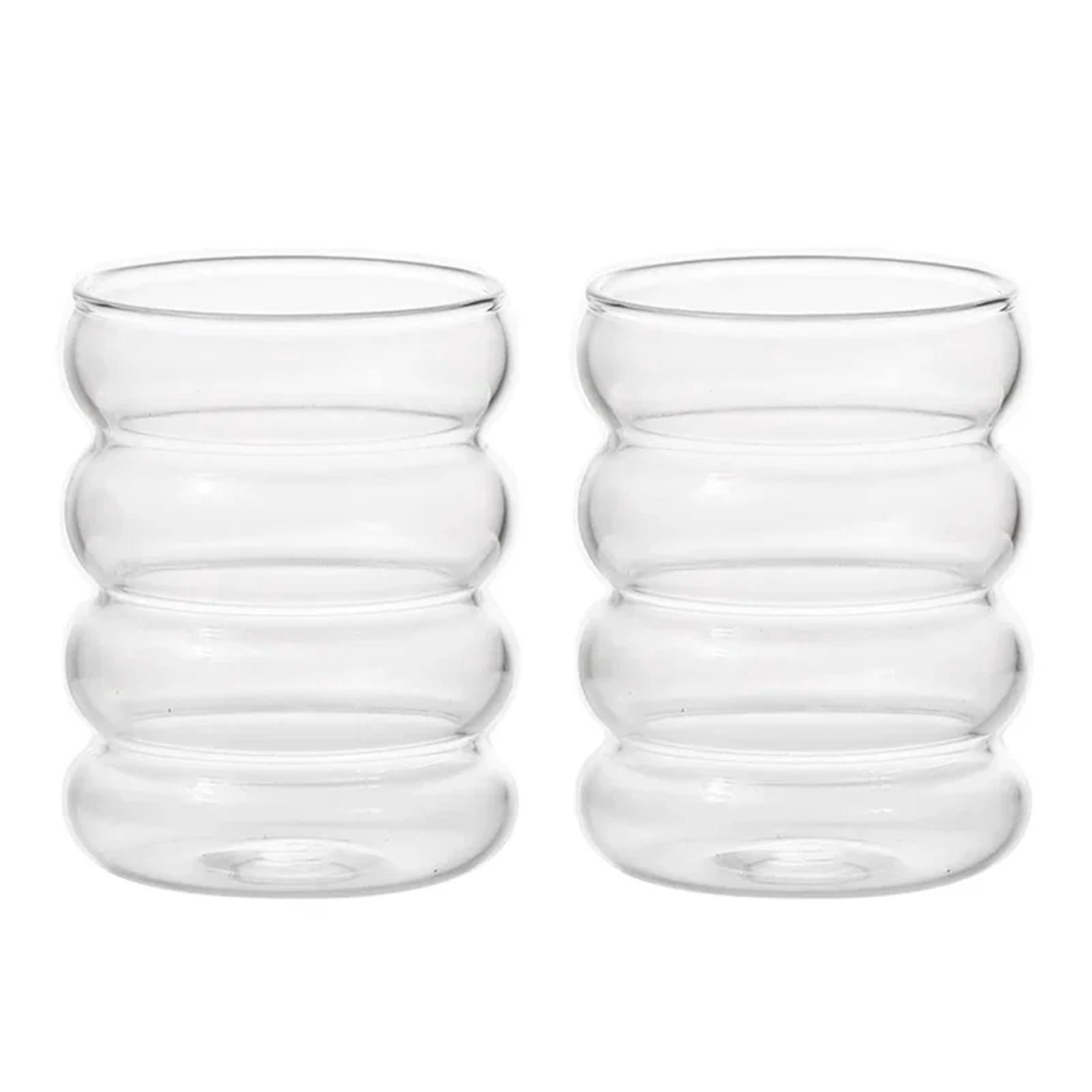 Espresso cup 350ML Glass Cup Transparent Heat-resistant Caterpillar Shape Coffee Mug Drinking Glasses
