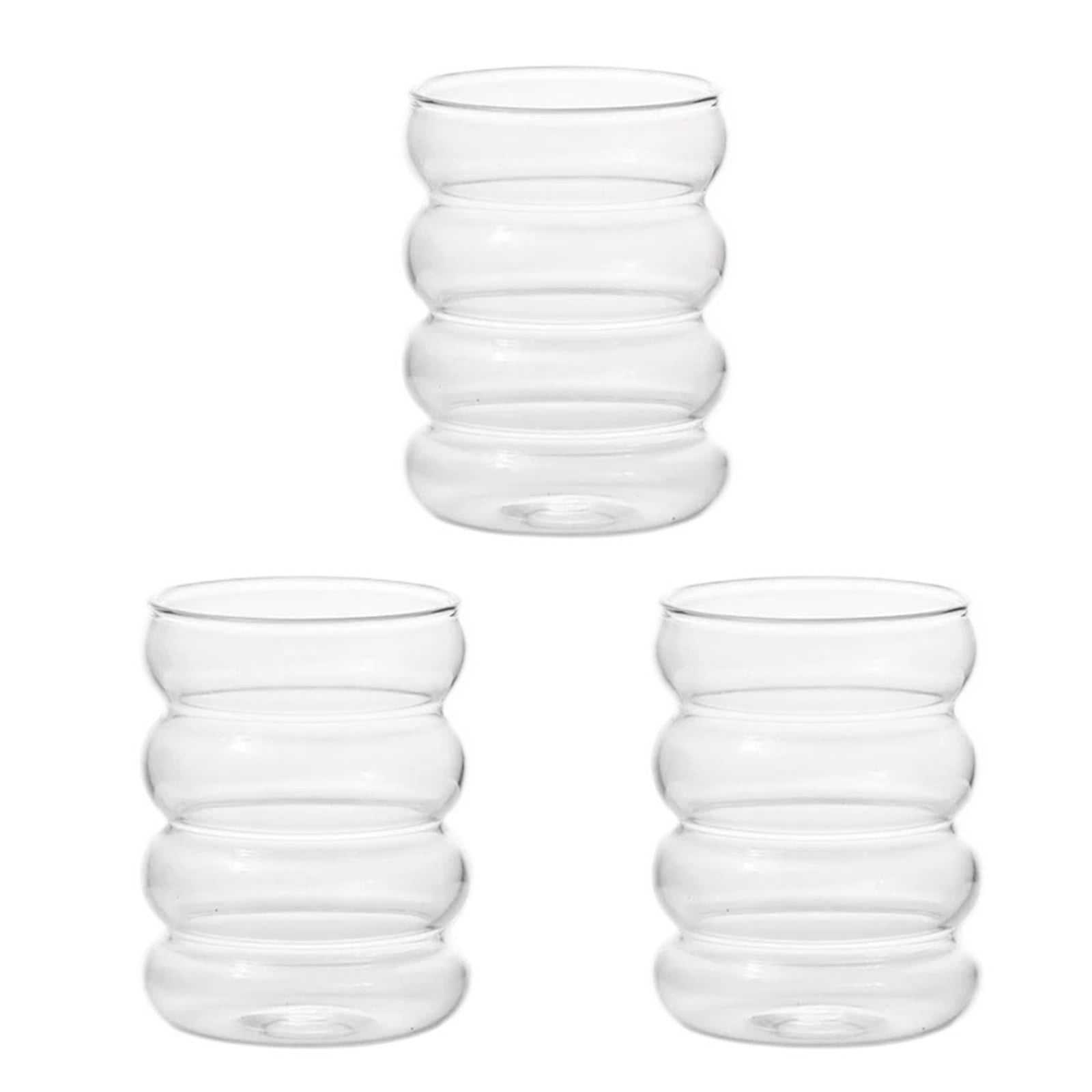 Espresso cup 350ML Glass Cup Transparent Heat-resistant Caterpillar Shape Coffee Mug Drinking Glasses