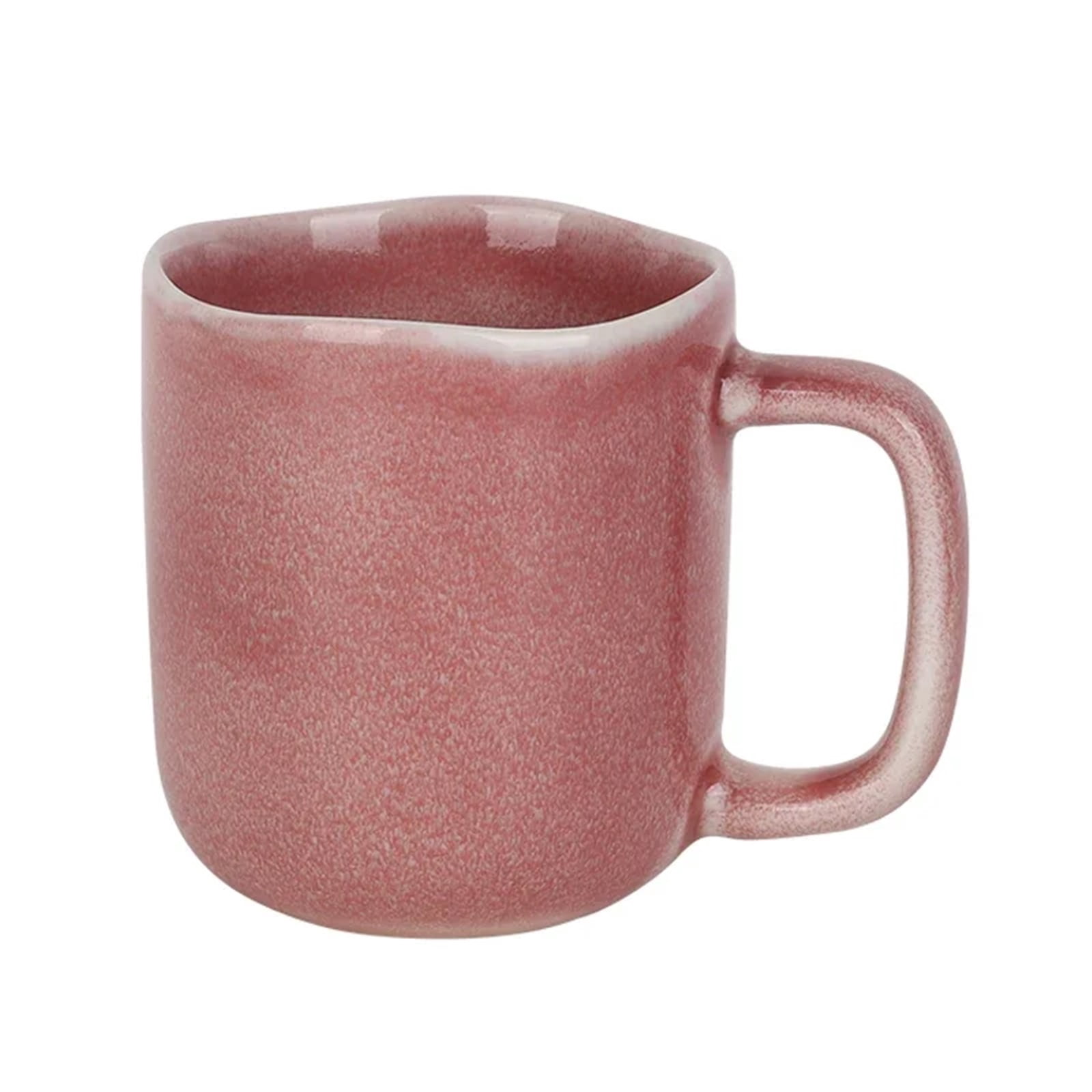 Espresso cup Ceramic Coffee Mugs With Handle Ceramic Glaze Solid Color Mug Irregular Cup Mouth Home Breakfast Oat Water Cup