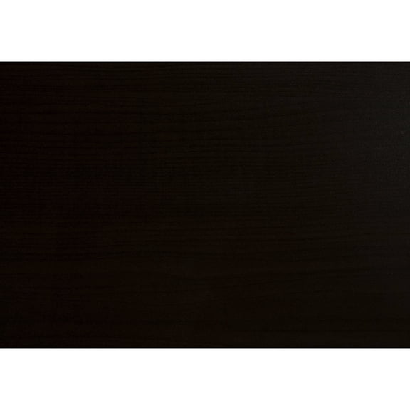 Espresso finish C-shaped end table / Enhances living room aesthetics