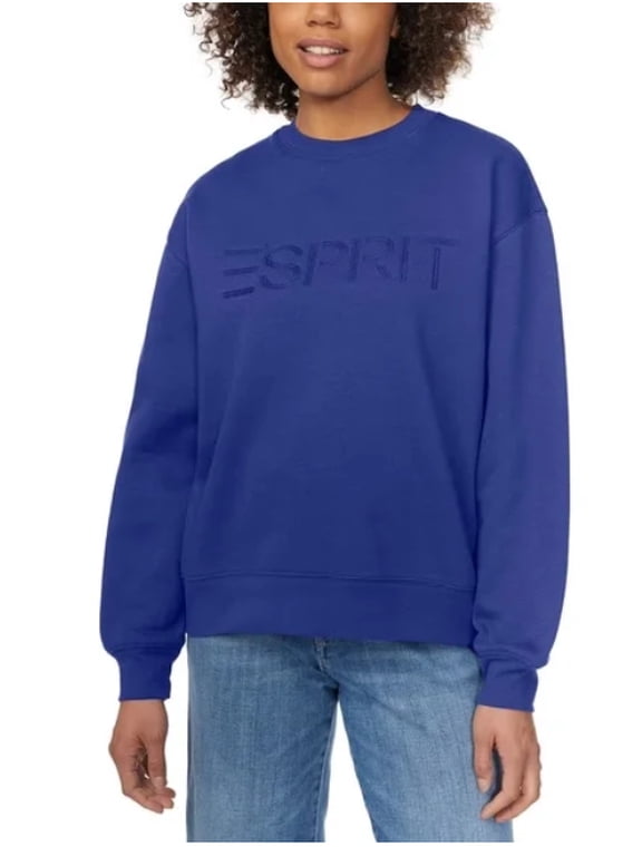Crewneck Sweater, Women's, Blue, Size XS
