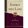 thumbnail image 1 of Esprit Des Lois (Classic Reprint), 1 of 1