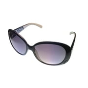 Esprit Sunglass Black / Clear Fashion Wrap, Smoke Gradient Lens 19377 538