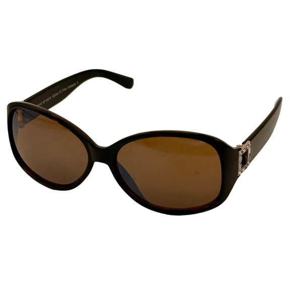 Esprit Women's Sunglasses Plastic Rectangle Brown / Crystal / Brown. ET19315 532