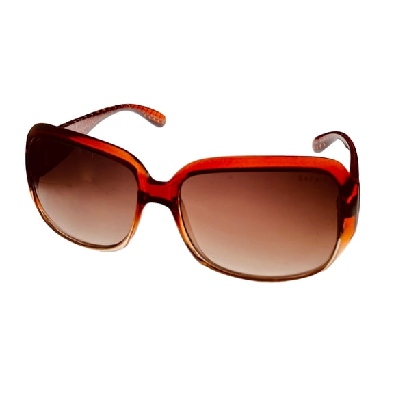 Esprit Womens Sunglass Brown Fade Plastic Rectangle Plastic, Gradient 19451 573