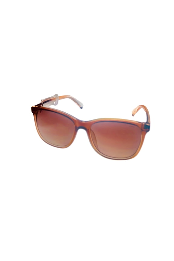 Womens Sunglass Brown Fade Square Plastic, Gradient Lens 39079. 535