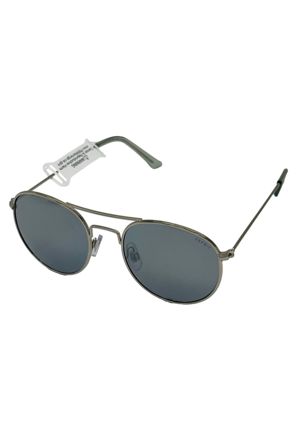 Womens Sunglass Silver Round Fashion Metal, Flash Lens ET39094 524