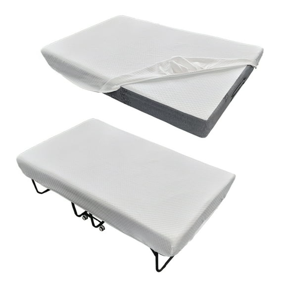 Espsilto 5'' Mattress Fitted Sheet Compatible with Folding Bed Mattress Fitted, Sheets Designed for Mattress on 75" x46'' Rollaway Beds, Sheet Cover for Camp Bunk RVs Guest Beds