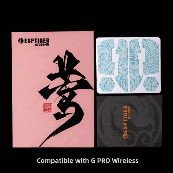 Esptiger Mouse Grip Tape for Logitech GPRO Wireless, 1 Count, 1 Pack, Blue