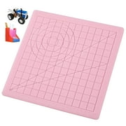 Esquareone 3D Pen Heat-Resistant, Non-Stick 3D Pen Drawing Mat for Precise Filament Control, Pink
