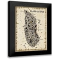 thumbnail image 1 of Esquer, Rafael 17x24 Black Modern Framed Museum Art Print Titled - Antique New York Collection-Manhattan, 1 of 5