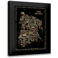 thumbnail image 1 of Esquer, Rafael 17x24 Black Modern Framed Museum Art Print Titled - Glam New York Collection-Bronx, 1 of 5