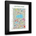 thumbnail image 1 of Esquer, Rafael 17x24 Black Modern Framed Museum Art Print Titled - New York Collection-Central Park, 1 of 5