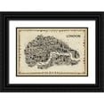 thumbnail image 1 of Esquer, Rafael 32x23 Black Ornate Wood Framed with Double Matting Museum Art Print Titled - Antique Iconic Cities-London, 1 of 4