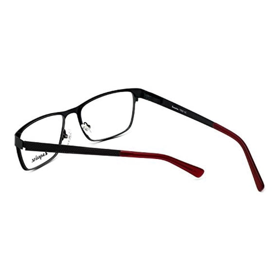 Esquire Designer Reading Glasses EQ1502 in Satin-Black 54mm with Case +0.75