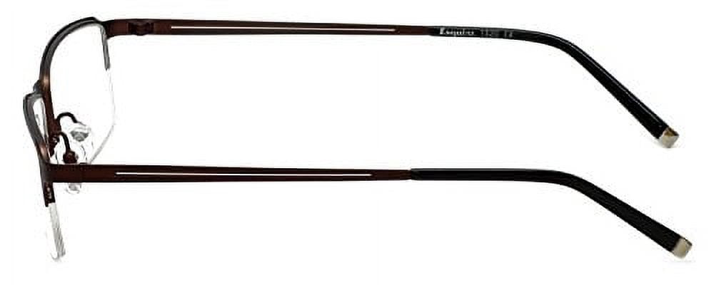 Esquire Designer Reading Glasses EQ1520 in Satin-Brown 54mm with Case +3.25