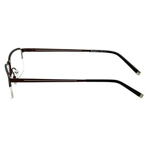 Esquire Designer Reading Glasses EQ1520 in Satin-Brown 54mm with Case +3.25