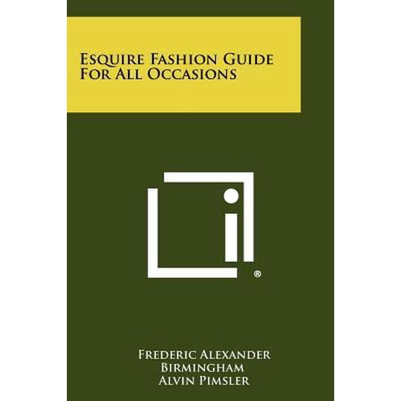 Esquire Fashion Guide for All Occasions Paperback