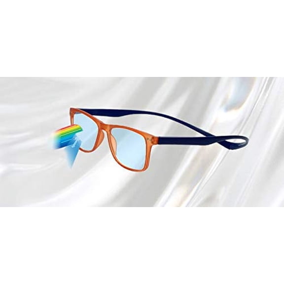 Esquire Men’s EQ1546 Blue Light Filter+A/R Lenses Eyeglasses Black and Red 54mm