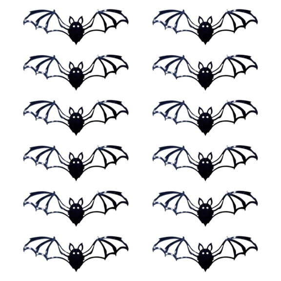 Esquirla 12 Pieces 3D Sticker PVC Halloween Wall Sticker for Living Room Playroom