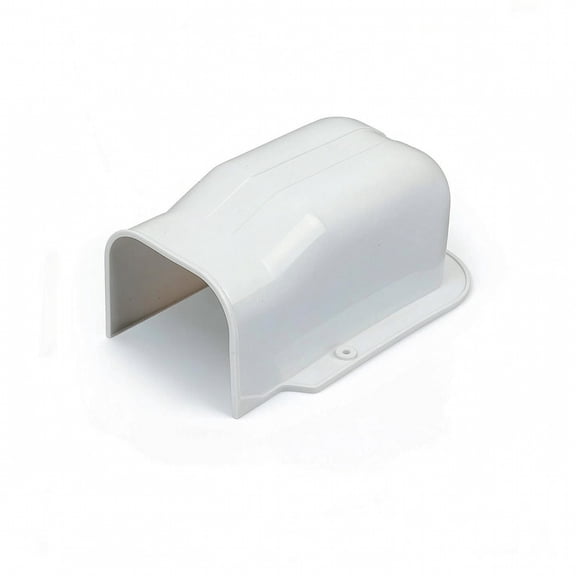 Esquirla 2 Pack Air Conditioner Wall Entry Cover White PVC Pipe Sleeve Protection Case for Home Installers Line Housing 5.12 Inch